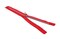 #4.5 Aluminum Pants/Jeans Atom Red Medium Weight YKK Zipper - Color Atom Red #820 - Made in The United States (1 Zipper Per Pack) (5" Inches)
